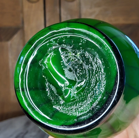 Green Glass Vase - Picture 7 of 11
